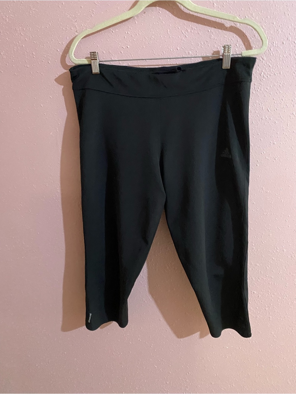 adidas Black Women's Cropped Capri Leggings size XL